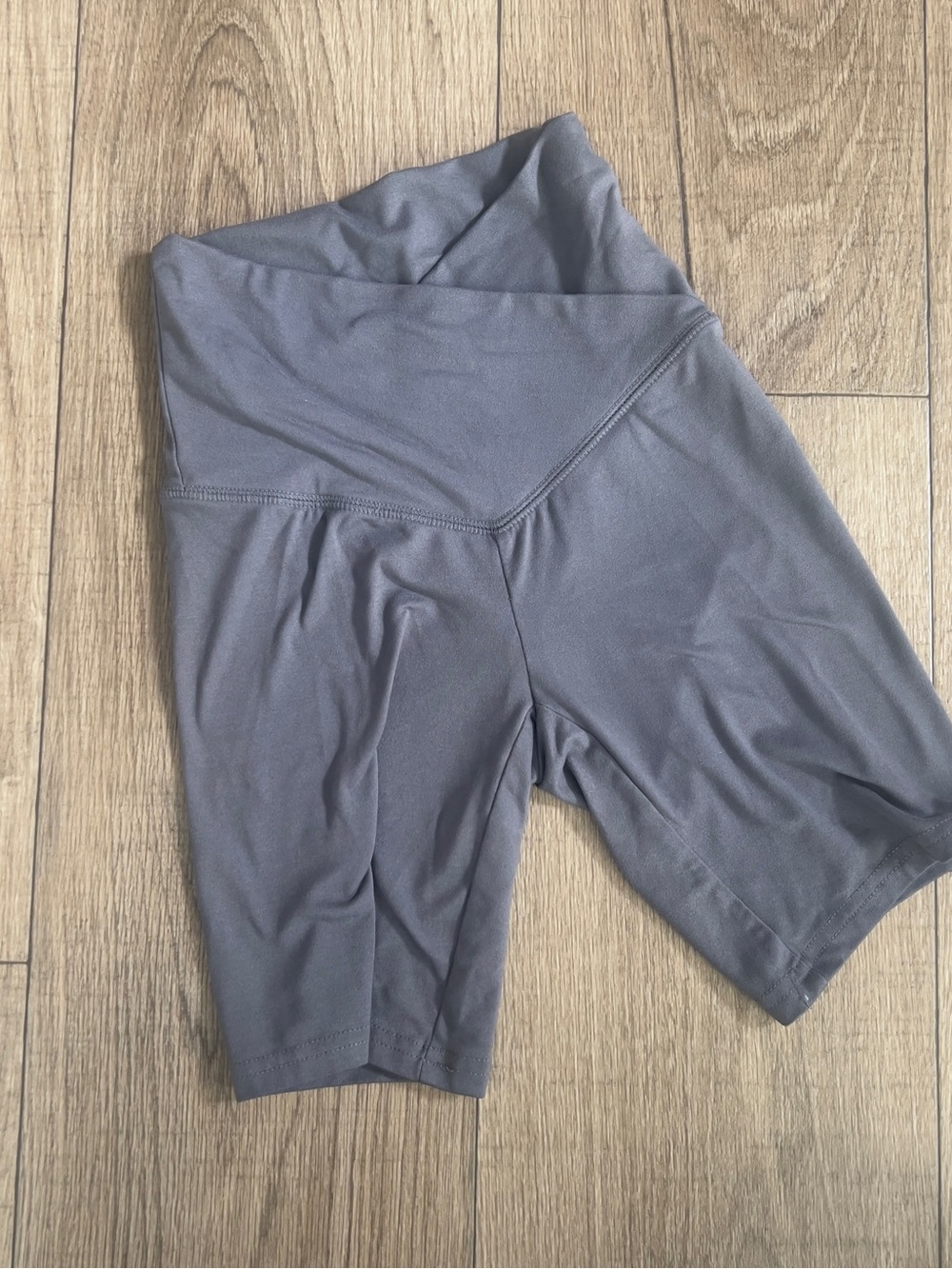 wild fable Gray High-Waist Bike Shorts